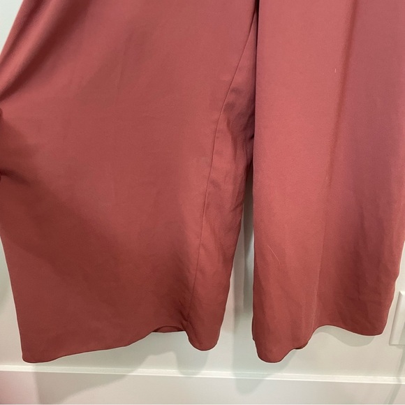 Aritzia Wilfred Long Sleeve Fleurette Jumpsuit Dusty Rose Color Size Small - Picture 10 of 13